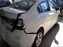 2014 HONDA CIVIC, WHITE, LX, 1.8L, AT,  A25080